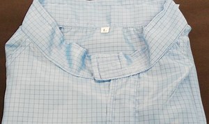 [Hot Item] Ln-1560101 Anti-Static Conductive Silk Lab Coat with Blue Color