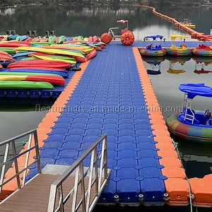[Hot Item] Plastic Floating Dock with Floats