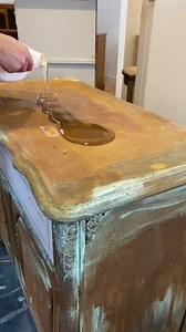 Sometimes, it takes forever to strip/ clean the surface. This one was the most messy stripping job I've ever done. But I was able to clean it and restain 🤗 what causes the most problems for you? | Extreme Furniture Makeover