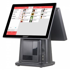 [Hot Item] Dual Screen 15 Inch Restaurant Retail Cash Register Touch Screen POS System