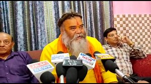 Press Meet called upon by Mahant Shree Rameshwar Dass ji at Ram Mandir , Purani Mandi, Jammu | Sree News Network