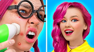 TikToker Extreme Makeover Challenge: From Nerd to Popular by 123GO! | 123 GO