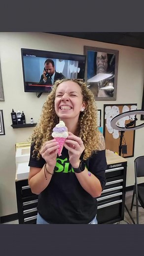 As the day comes to a close, I want to wish Nerdy Little Secret one last huge Happy Birthday! 🥳 You are just fab! We appreciate you so much for all that you do! You are a huge influence on our team and so many look up to you as a skater! You pour yourself into this team and it shows! Today was extra special because we got to spend the day with Brandon Smith getting our Ice Cream Is For Winners tattoos and celebrating as a family! Thank you for your rad and consistent work today! We look forward