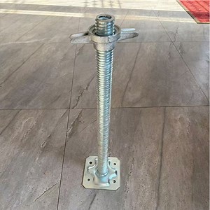 [Hot Item] Construction Accessories Adjustable Screw U Head Scaffolding Jack Base for Bridge Construct