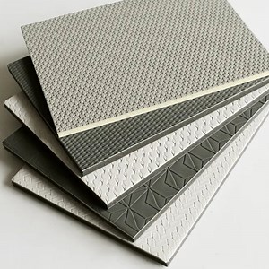 Luxury Classic 8mm PVC Leather Wall Panel Interior Wall Board Bamboo Sheet