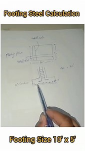 how to calculate Footing steel | basic method by steel calculation #footings #raftfoundation #steel #steelstructure #footing #footingsteel #rccfooting #reinforcement | Fakhar Civil Tech