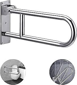 Amazon.com: Grab Bars for Bathtubs and Showers, 23.6in Handicap Grab Bars Rails, Easy to Install Shower Grab Bar, Bathroom Safety Rails for Seniors Elderly Disabled : Health & Household