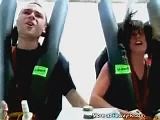 Orgasm during sling ride