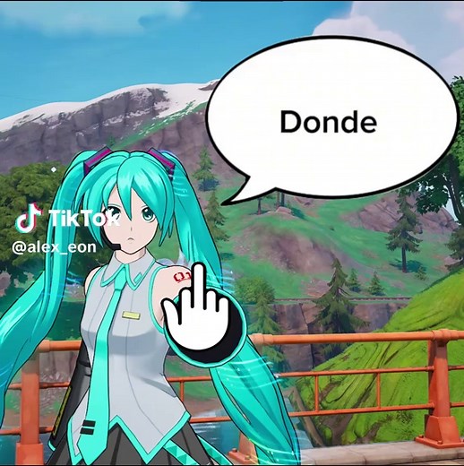 Hatsune Miku in Fortnite: Memes and Moments