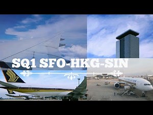 [FULL FLIGHT] SQ1 SFO-HKG-SIN SINGAPORE AIRLINES B777-300ER 9V-SWU
