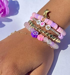 Handmade Beaded Stacking Bracelet Set: Tween Girl Friendship Jewelry - Etsy