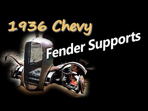 Modifying the Fender Supports on 1936 Chevy Coupe