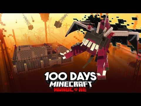 I Survived 100 Days in a PARASITE INVASION in Minecraft Hardcore.