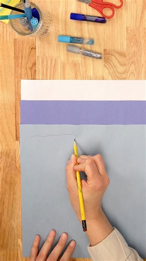 6.3K views · 27 reactions | Capture the magic of winter with this stunning construction paper icicle garland! ❄️✨ Perfect for adding a touch of frosty elegance to any space. #WinterCrafts #DIYWinterDecor | Crayola | Facebook