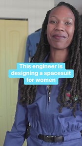 “Spacesuits have never been designed with women in mind,” says Sabrina Thompson. As a NASA engineer and founder of the streetwear brand Girl in Space Club, her goal is to change that. | CNBC Make It