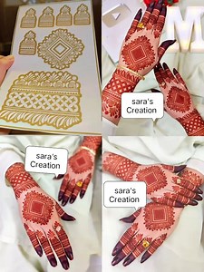 Available in Stock ❤️⬛ Square mahedi Stiker 🧡 For order Inbox us📩 #foryouシpage #fypageシ #ctgport #ctgpage #UnitedStates #usa #loveyou #eidoutfit #italy #fypchallenge #foryoupageシ #foryoupageシforyou #loveislove #unitedkingdom #eidcollection2026 | Sara's Creation