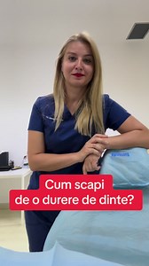 13K views · 483 reactions | Cum scapi de o durere dentara? Si tu iei pastile? | Dr. Cristina Obreja | Facebook