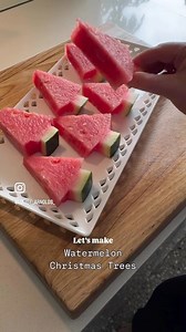 🍉WATERMELON CHRISTMAS TREES the perfect Christmas snack #louiseskitchen #arnoldswodonga #watermelon | Arnold's Wodonga