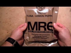 Mre Review - Menu No. 21 - Tuna Lemon Pepper