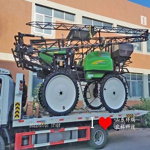 [Hot Item] 700L Mounted ATV Driving Autonomous Robot Machine Farm Field Orchard Agriculture Chemical Pump Hose Self Propelled Boom Hydraulic Adjustable Sprayer for Fruits