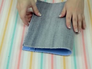 Notebook Case Jeans By: Dany Martines Diy | MetDaan DIY