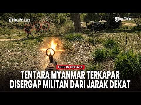 Close-Range Hail of Gunfire! PDF Ambushes Myanmar's Tatmadaw Soldiers in Seikphyu