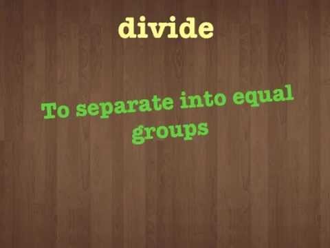 Size of Equal Groups Division