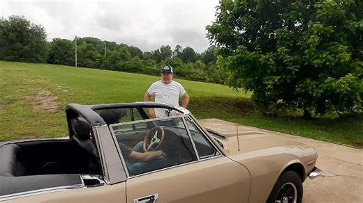 5.4K views · 102 reactions | "FIRE IT UP FRIDAY " 1971 TRIUMPH STAG WITH A SBC 350 . 265 HP ? | Possum Holler Garage | Facebook