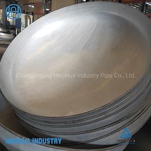 [Hot Item] Carbon Steel Stainless Steel Pipe Cap Fitting Dish End Hemispherical Head