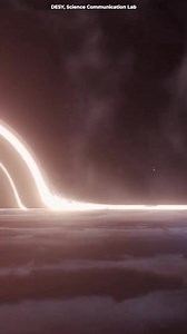 A black hole devouring and spaghettifying a whole star. | Cosmoknowledge