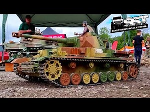 1/6 Scale RC Tanks at SST 2022 Crawler & Scale Event - King Tiger | Tiger | Panzer