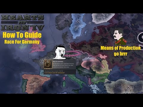 Hoi4 How to WIN As The Soviet Union, Race For Germany Achievement Guide