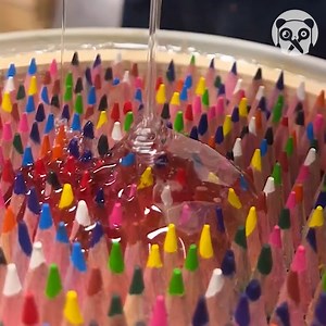 37K views · 864 reactions | Woodturning colored pencils into a bowl | Science, Tech and Universe | Facebook