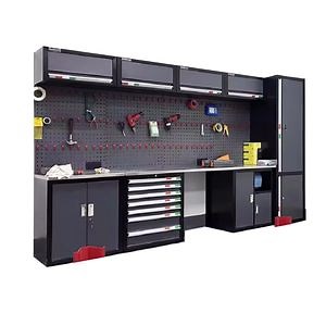 [Hot Item] Heavy-Duty Steel Garage Storage Workbench Tool Cabinet Combination Workstation Workshop Storage Solution