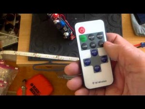 DIY remote controlled solar usb rechargeable LED strip light