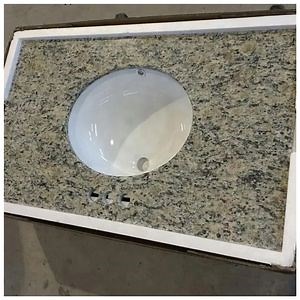 [Hot Item] Brazilian Santa Cecilia Yellow Granite Bathroom Vanity Top