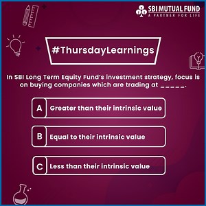 Discovering the secrets to successful long-term equity investing! Join us for Thursday Learning. #SBIMF #InvestmentQuiz | SBI MUTUAL FUND
