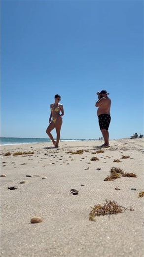 Sometimes you just need a beachside photoshoot 🏖️📸