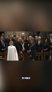 Joe Biden and George W. Bush arrive at funeral service for former VP Dick Cheney. | Fox 5 DC