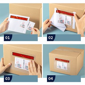 [Hot Item] Self-Adhesive Clear Packing List Envelopes for Invoices