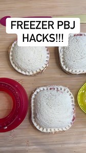 Important hacks for making homemade freezer pbjs!!! More info and links in comments 😎 | $5 Dinners