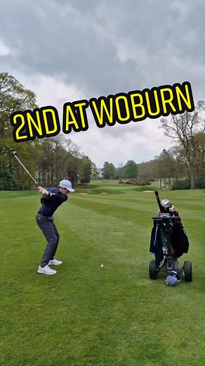 Riley Takes on the 2nd Hardest Hole at Woburn Golf Club