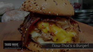 2.4K reactions · 245 shares | Oh Mamma Burger - Smoked Beef Ribs, Pulled Pork, Swiss & Cheddar, BBQ Sauce, Bacon + more | Third Wave BBQ | Facebook