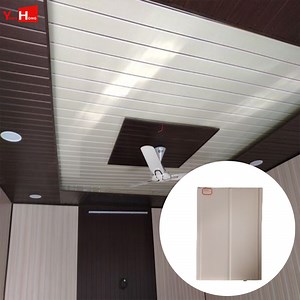 [Hot Item] Easy Setting Wooden Color PVC Ceiling Panel PVC Ceiling and Wall Panel