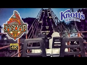 2022 Jaguar! Roller Coaster at Night On Ride 4K POV Knott's Berry Farm