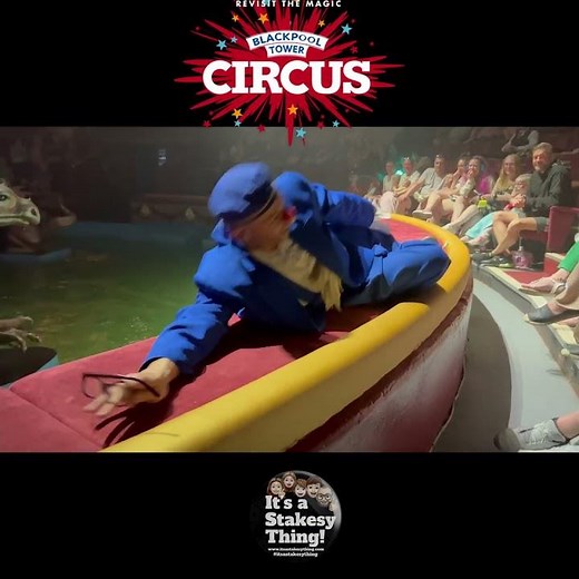 Mooky the Clown at Blackpool Tower Circus “Strike a Pose” #shorts