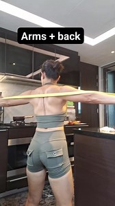 14K views · 106 reactions | Simple and easy workout at home for arms and back. #homeworkout #workouttips | Maria Teresa Rebueno | Facebook