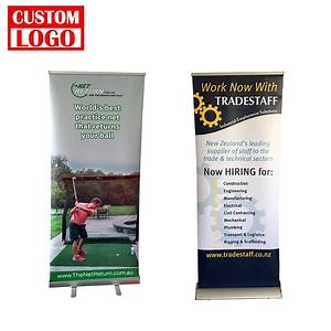 [Hot Item] Wholesale Portable Retractable Roll up Banner Stand Display Aluminum Frame Exhibition Advertising