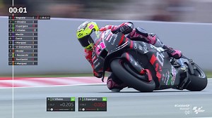 Q2 sessions don’t get much better than this one! 🔥 Relive the epic battle between Ducati & Aprilia for pole position in Barcelona! ⚔️ #CatalanGP🏁 | MotoGP