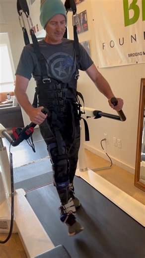 14 reactions | The Lokomat Pro isn't your typical treadmill trainer. It can allow you to be slightly lifted and supported by a harness, challenging you in ways impossible on regular ground or treadmills. Our clients can extend their workout durations, increase their repetitions, and safely improve their balance. We love this new feature!! #bridginglives #athlete #bridgingcommunities #bridgingmobility #onestepatatime | Bridging Bionics Foundation | Facebook